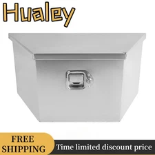 26"x13.3"x12" Aluminum Trailer Tongue Tool Box for Truck Underbed Glossy Plate