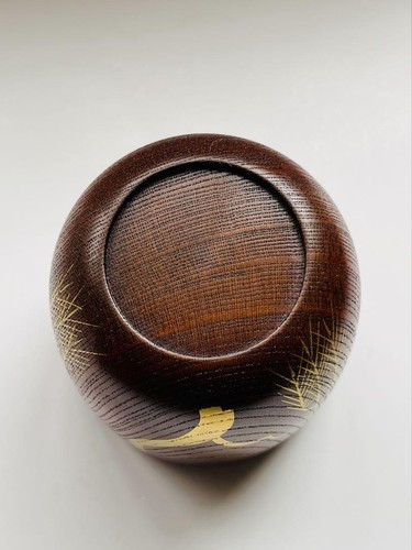 Teebehälter Teezeremonie Utensilien, Teig Makie, Weide D7xH7Cm Natsume GEBRAUCHT K - Bild 10 von 12