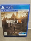 RESIDENT EVIL VII Biohazard SONY PLAYSTATION 4 Video Game PS4 RESIDENT EVIL