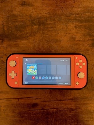 Nintendo Switch Lite Pink Handheld Console 32GB 720p w/ Case + Animal Crossing