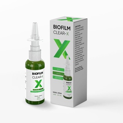 Biofilm Clear-X Nasal Spray Edta Xylitol And Grapefruit Seed Extract 2 Fl Oz 60