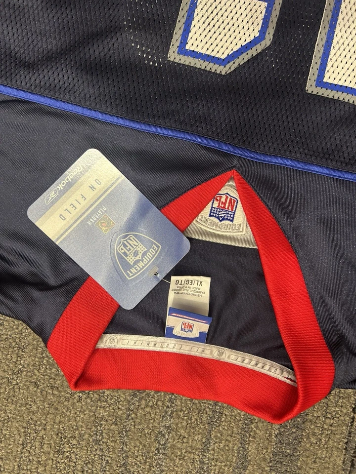 Camiseta deportiva vintage Drew Bledsoe Buffalo Bills Reebok on Field para hombre extra grande nueva con etiquetas Foto 4 de 4