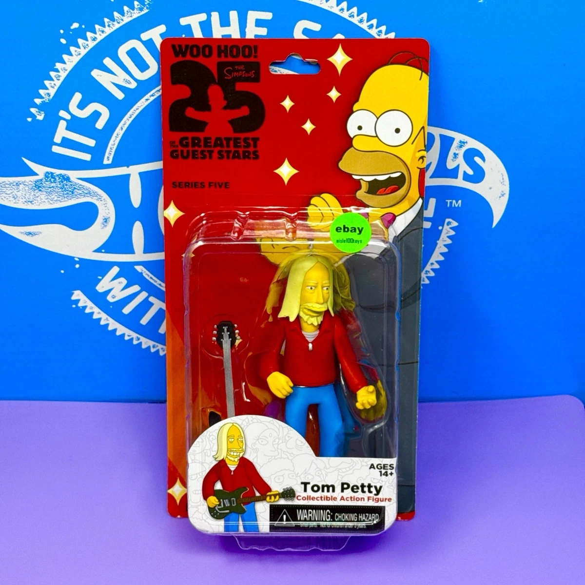 NECA 16001 Simpsons 25th Anniversary, Figura Di Hugh Hefner In PVC, 12,7 Cm, Serie 1, Collezionabile, Articolata