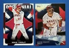 2026 Topps Mike Trout Angels Baseball Card Lot Of (2)