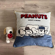 Snoopy Cushion Stuffed Toy Set - Collectible Character Pillow
