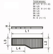 Luftfilter Green für Porsche 911 996 Carrera 4 von 2001 bis 2004 3.4L-320PS