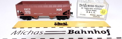 Micro Trains Line 55290 33' Twin Bay Hopper B&L E 50001 N 1:160 g33 å | Zustand: Gebraucht
