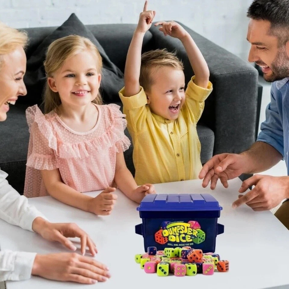 Dumpster Dice,Fast-Paced Family Dice Game,Exciting 4 Player Board and Dice Game - image 3 of 4