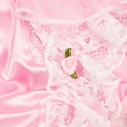 Sissy Frilly Ruffled Lace Silky Satin Full Coverage Briefs Lingerie Panties - Picture 8 of 12