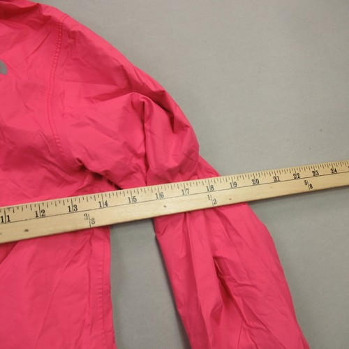 North Face Jacket Girls Small Long Sleeve Pink Hooded Shell Lightweight Pockets - Picture 8 of 11