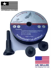 3” Metal Cut-off Wheels Disc (3 Pack) With 3 pc 1/4” Mandrel, Arbor, Shank