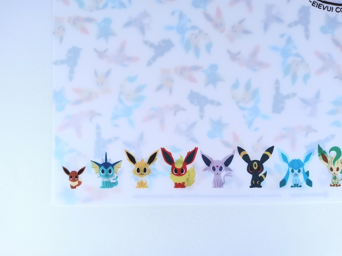 Eevee & Friends Pokemon Time Eevee Collection A4 Clear File Eevee & Friends Pokemon Time Eevee Collection A4 Clear File