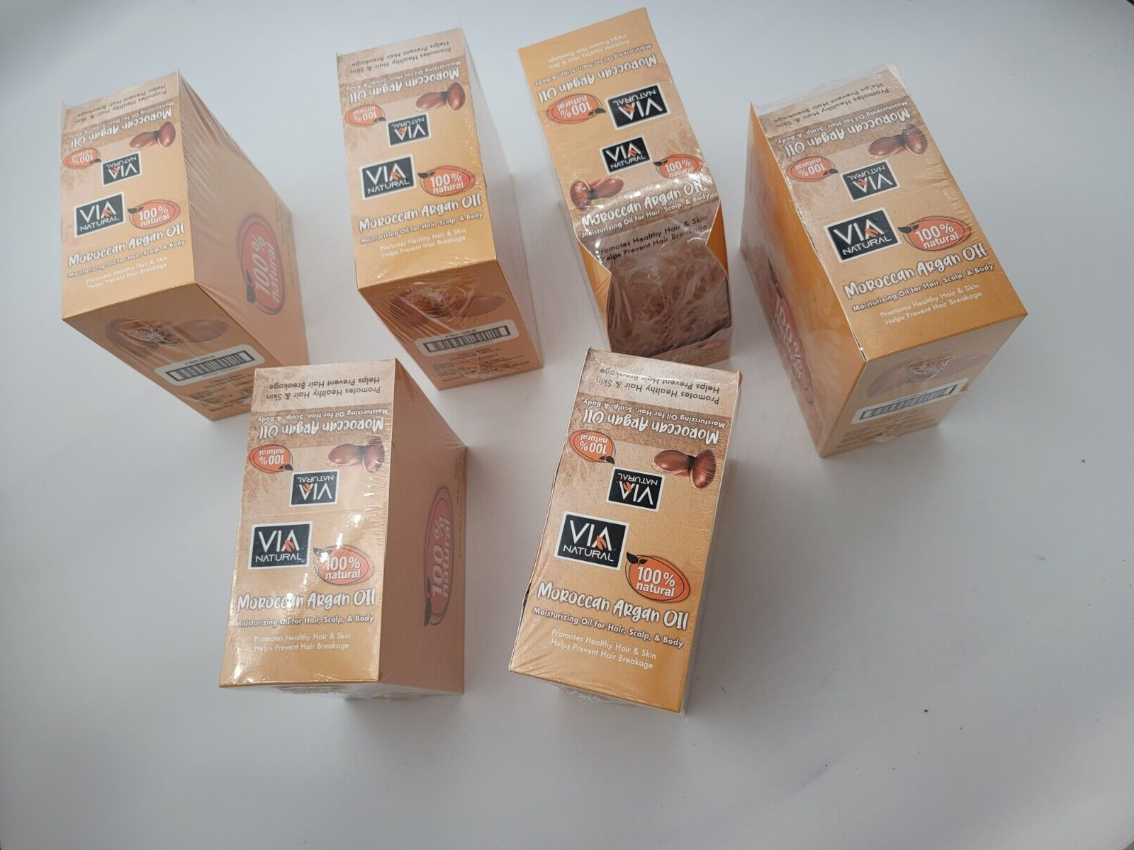 48 VIA NATURAL Moroccan Argan Oil  Moisturizing HAIR, SKIN, 