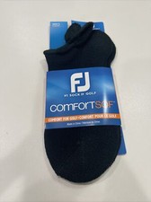 FootJoy Comforts of- Mens Black Socks- Size 7-12