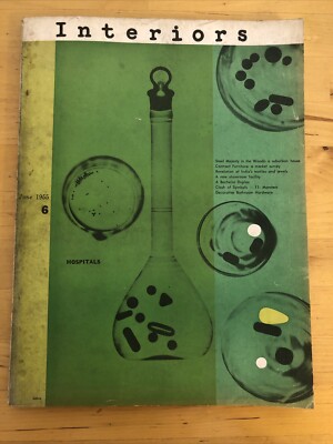 INTERIORS MAGAZIN JUNI 1955 Olga Gueft - Interiors, Design, Architektur