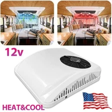 Treeligo 12V RV Rooftop Air Conditioner Heating&Cooling For Truck Boat 13500BTU
