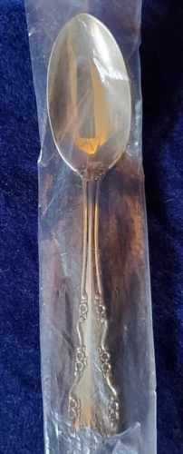 WILD ROSE/ROSALIND 5 5/8" - 5 O'clock TEASPOON - International Sterling 1908