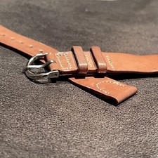 Vintage 14.5mm Shell Cordovan American 1940s watch band real horse leather NOS