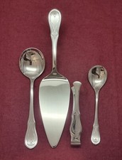 Wmf W&uuml;rzburger Gravur Cromargan Tortenheber Sahnel&ouml;ffel Zuckerl&ouml;ffel Zuckerzange