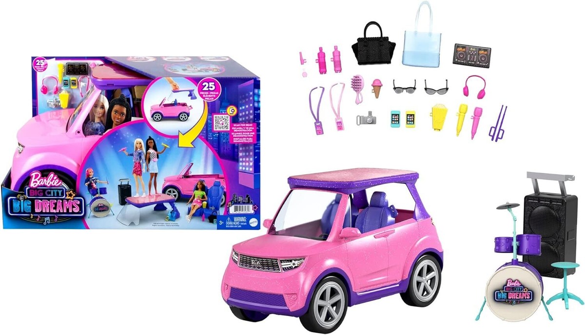 Battery Powered Giant Barbie Dream Camper Camper Battery Powered