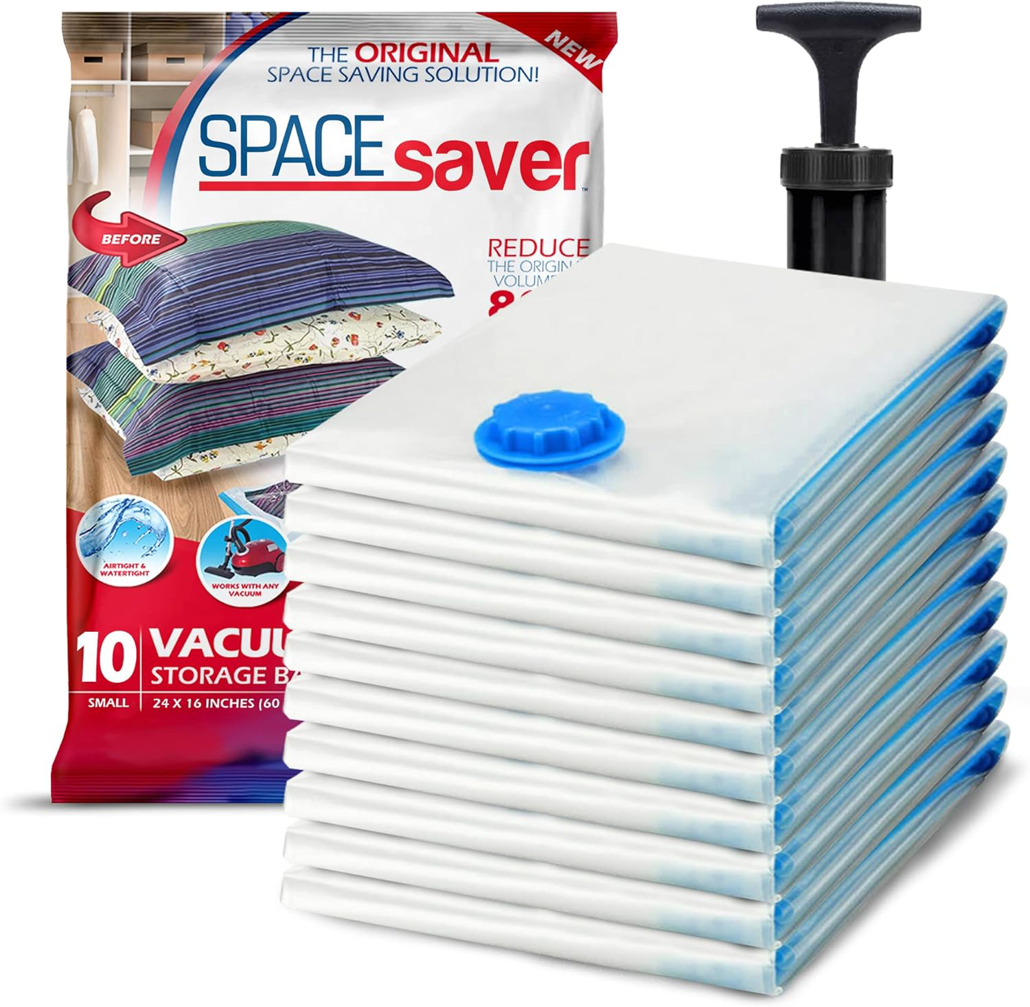 Spacesaver Space Bags Vacuum Storage Bags Small 10 Pack Save 80% on Storage - -