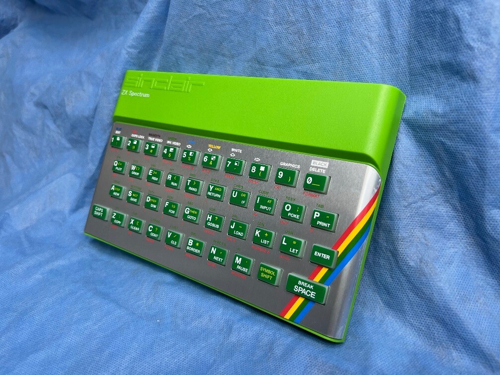 Sinclair ZX Spectrum 16K / 48K Replacement Case - Repro Set Green