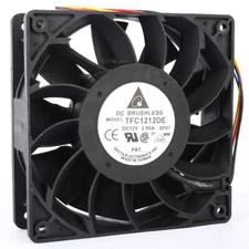 120mm PWM Fan TFC1212DE 252CFM vs PFB1212UHE Most Powerful Server/CaseFan