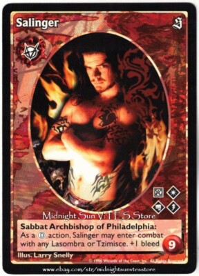 Salinger Brujah Antitribu The Sabbat V:TES VTES Vampire CCG