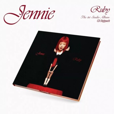 BLACKPINK JENNIE [RUBY] 1st Studio Album DIGIPACK Ver/CD+F.Buch+2Karte+Film+GIFT