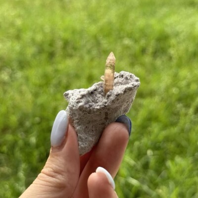 Imperial Topaz in Matrix Mineral Specimen from Topaz Mountain, Utah. - 18G