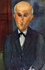Hand painted Oil painting amedeo modigliani - Max Jacob free shipping cost 