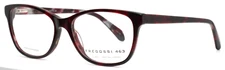 FREGOSSI 463 Burgundy Womens Semi Cat Eye Full Rim Eyeglasses 53-16-140 B:39