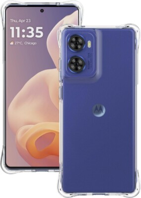Klarer Fall Für Motorola Moto G05 & Moto E15, Silikon Stoßfestes Gel Handyhülle