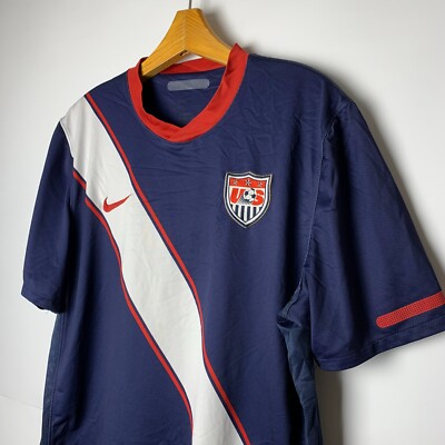 USA 2010 2011 AWAY FOOTBALL SHIRT SOCCER JERSEY NIKE 369253-451 sz
