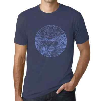 ULTRABASIC Herren T-Shirt Fluss Berg und Wald River Mountain And Forest