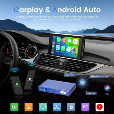 Für Audi A6 S6 Q7 With MMI 3G Wireless Carplay Android Auto Modul Nachrüstsatz