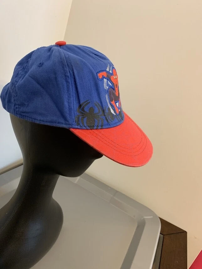 MARVEL SPIDER-MAN - Gorra de béisbol para niños azul/rojo SnapBack talla 4-7 años S-M Foto 3 de 4