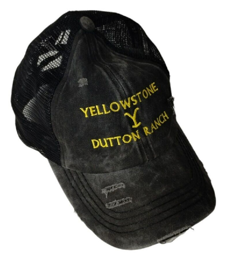 Distressed Yellowstone Dutton Ranch Ponytail Base… - image 2