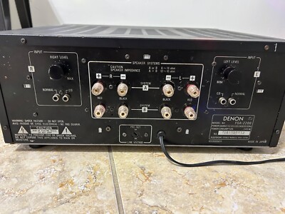Denon POA-2200 Stereo Power Amplifier | eBay
