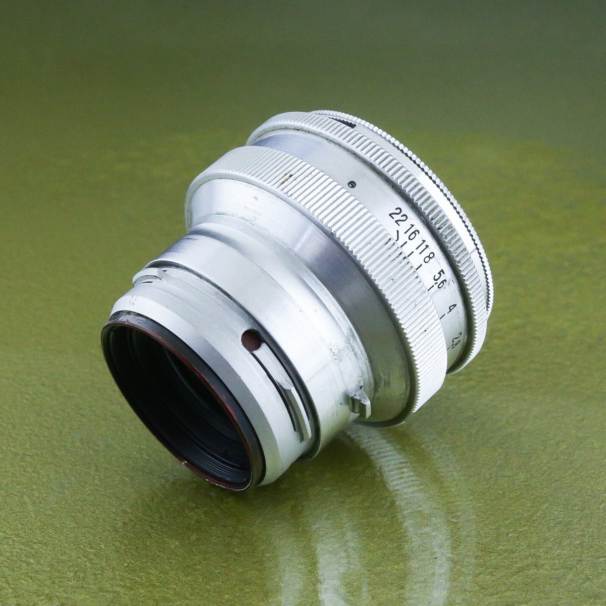 Contax RF bayonet Sonnar 2 / 5 cm chrom, red T Carl Zeiss Contax RF bayonet Sonnar 2 / 5 cm chrom, red T Carl Zeiss