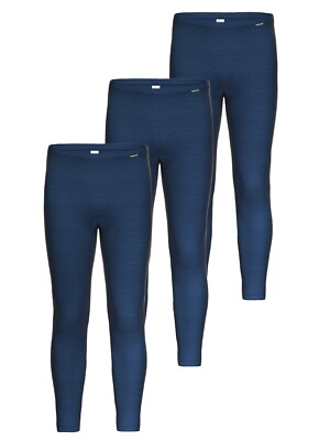 Ammann Jeans Feinripp 170892 3er Pack Herren Hose lang ohne Eingriff in 2 Farben