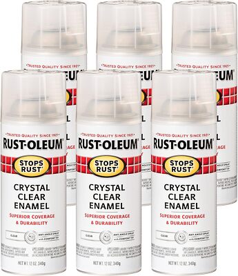 Rust-Oleum Glossy Crystal Clear Enamel Spray Paint, Aerosol Can