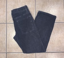 Boy's 12 Husky OLD NAVY Gray Grey Straight Corduroy 100 Cotton Pants 28x26