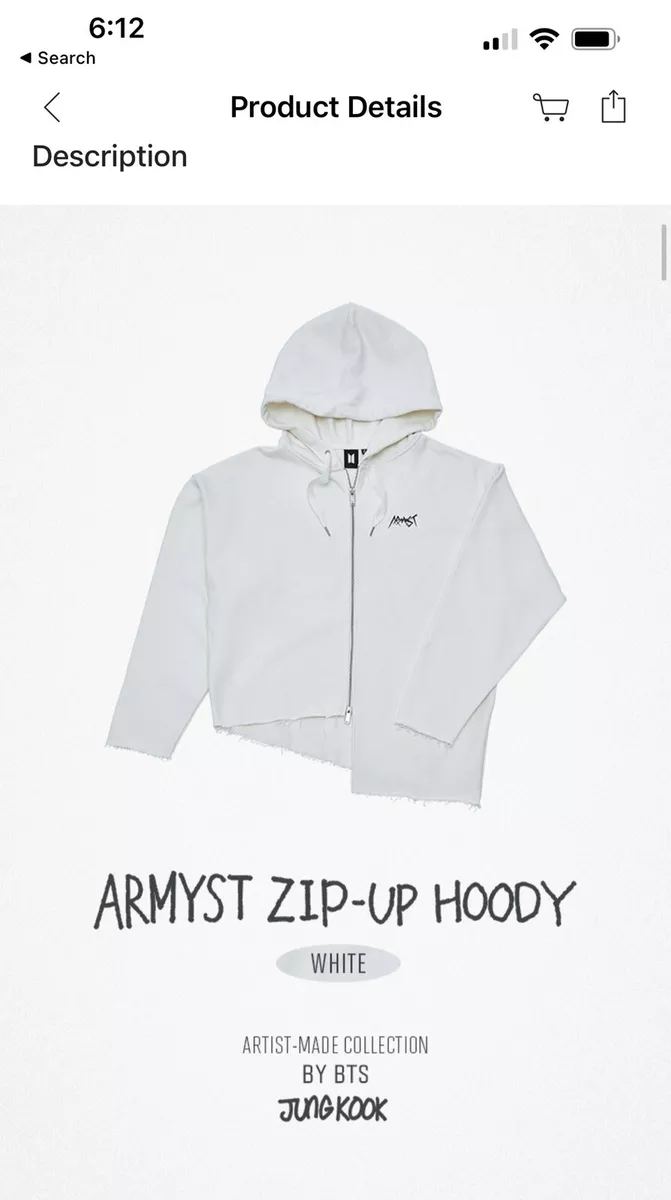 BTS JUNGKOOK ARMYST ZIP-UP HOODY