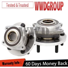 Pair Front Wheel Hub Bearings For 2008-2014 Dodge Avenger 2011-2014 Chrysler 200