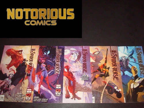 Edge of Spider-Verse 1-5 Complete Comic Lot Run Set Marvel Collection