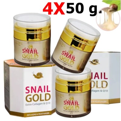 4X Snail Gold Royal Thai Herb Extra Collagen & Q10 Anti Aging Wrinkle Moisture C