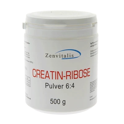 Creatin Ribose 6:4, 500g Pulver - Creatin-Monohydrat & BLS D-Ribose - ZENVITALIS - Bild 1 von 2