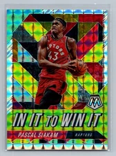2019 Panini Mosaic #7 Pascal Siakam In It to Win It Toronto Raptors