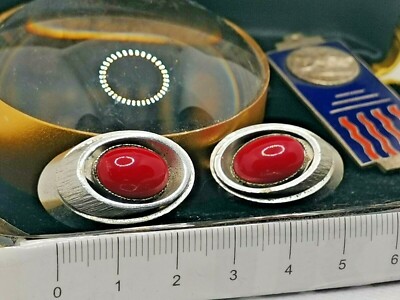 VINTAGE BIJOUX 60/70ER JAHRE ORIGINAL OLD OHRRINGE CLIP   